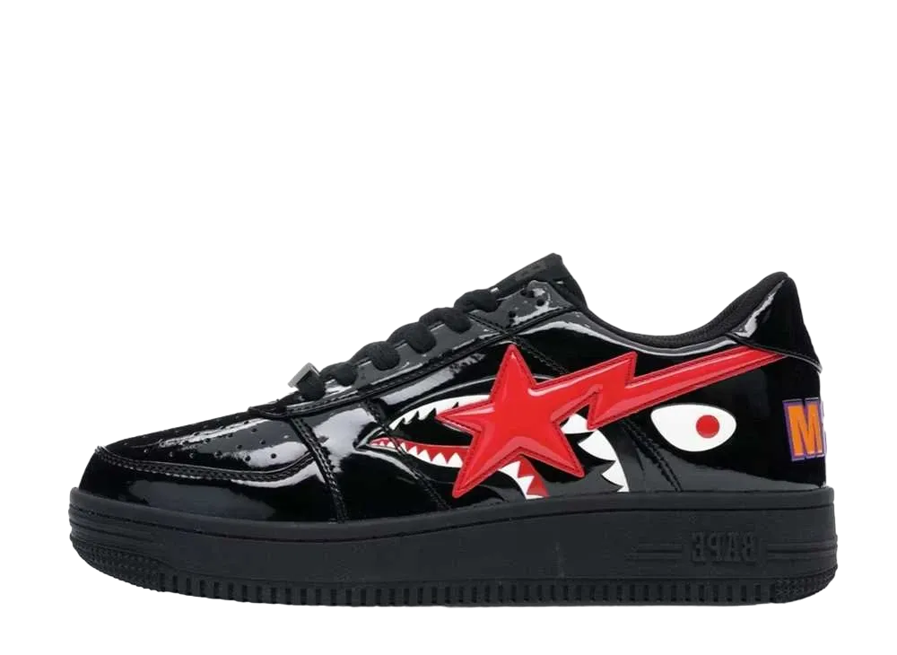 A BATHING APE®︎ BAPE STA Low Shark "Black"