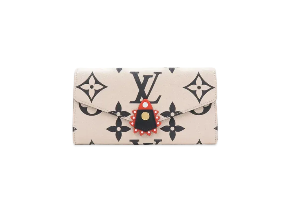 Louis Vuitton Monogram Empreinte LV Crafty Portefeuille Sarah 