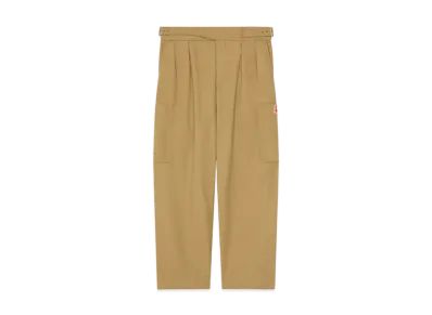 KENZO BELTED MILITARY PANTS "Beige"