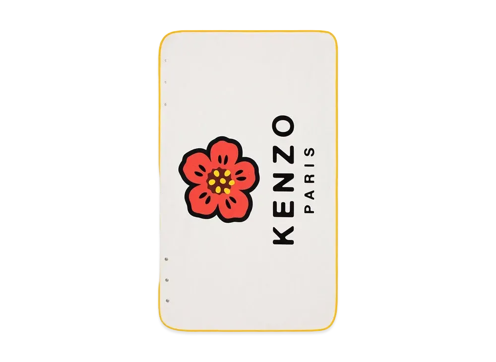 KENZO BOKE FLOWER BLANKET "Off White"