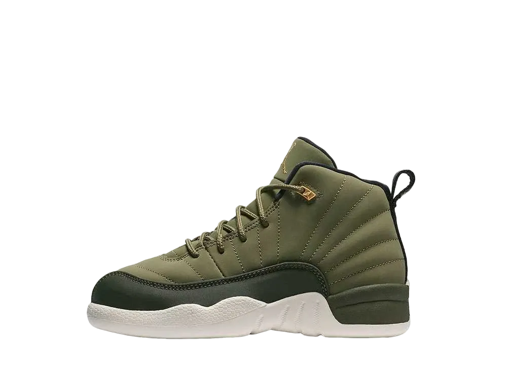 Nike PS Air Jordan 12 Retro"Olive Canvas"