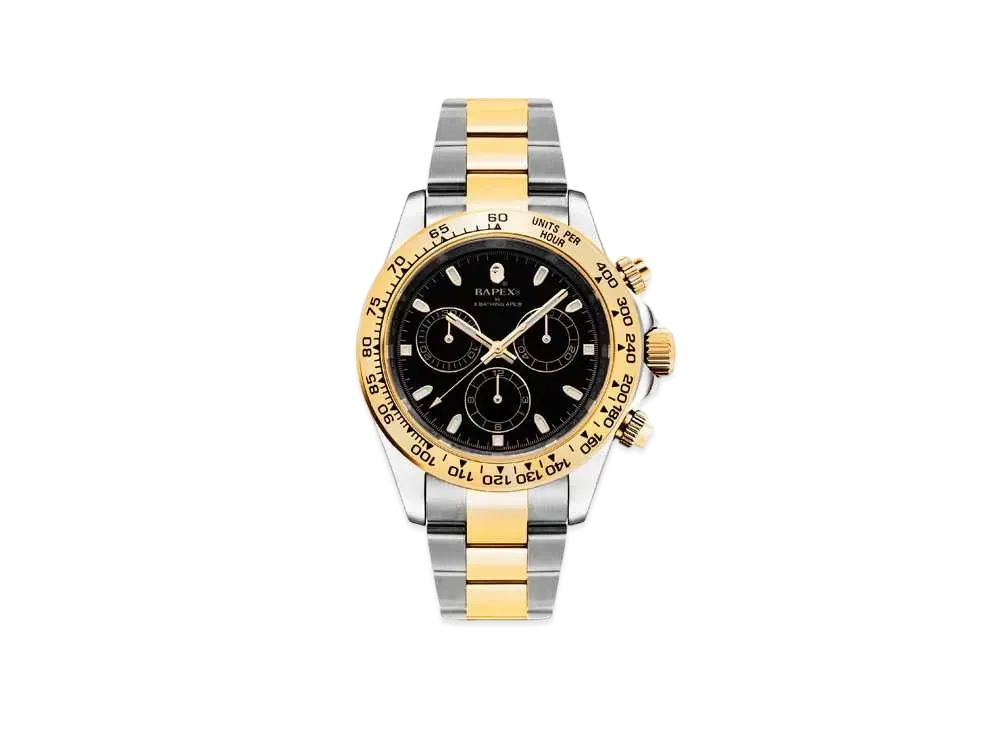 A BATHING APE TYPE-4 BAPEX® "Gold Silver"