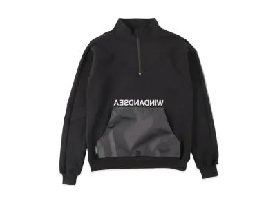 WIND AND SEA x X-pac H/Z Panel PO Sweat "Black"