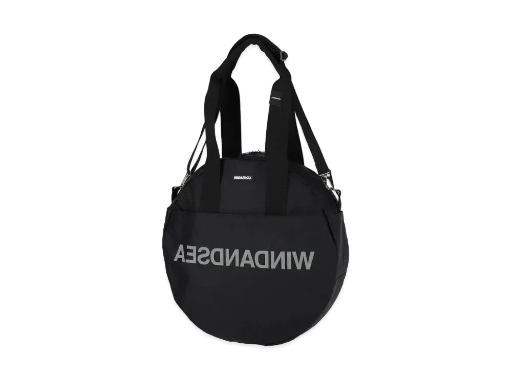 WIND AND SEA x X-pac Round Shoulder Bag "Black"