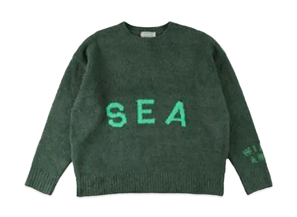 WIND AND SEA x nestwell (SEA) Over crew neck "Green"