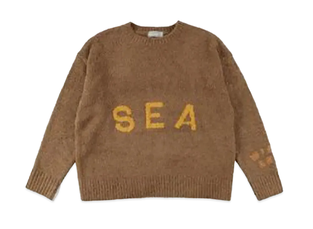 WIND AND SEA x nestwell (SEA) Over crew neck "Brown"