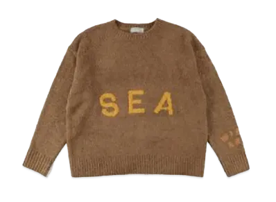 WIND AND SEA x nestwell (SEA) Over crew neck "Brown"