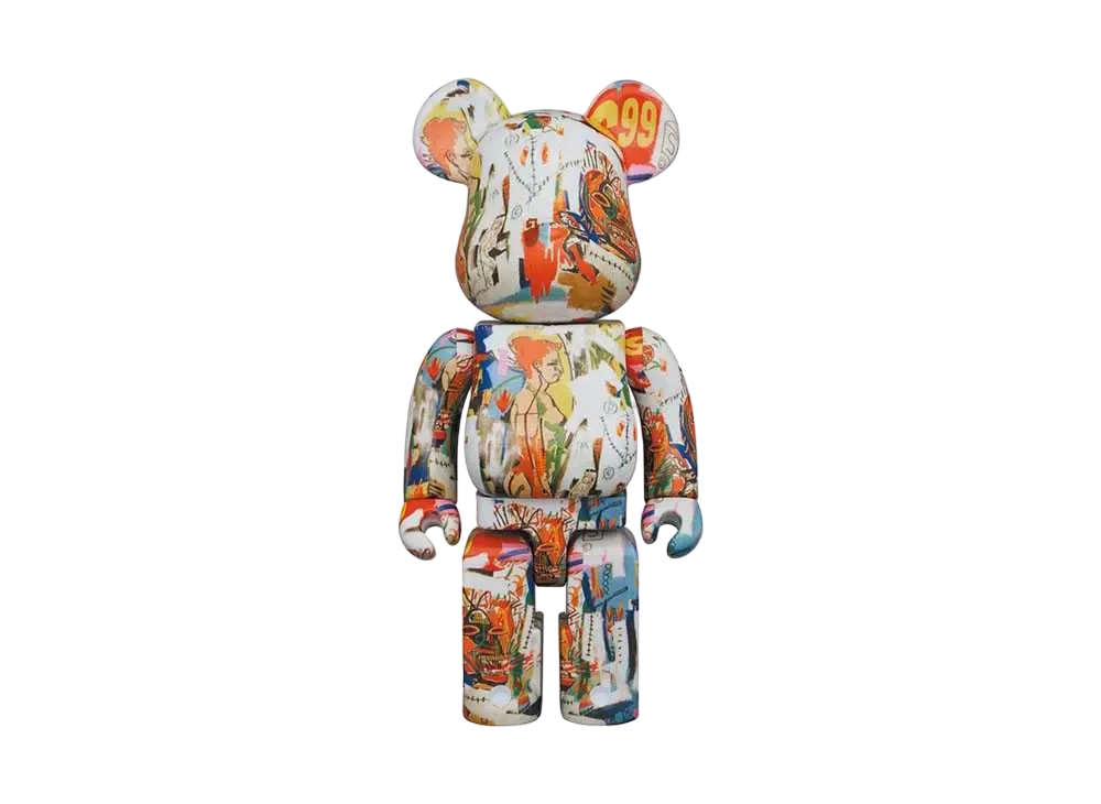 Bearbrick Andy Warhol × JEAN-MICHEL BASQUIAT #4 1000％
