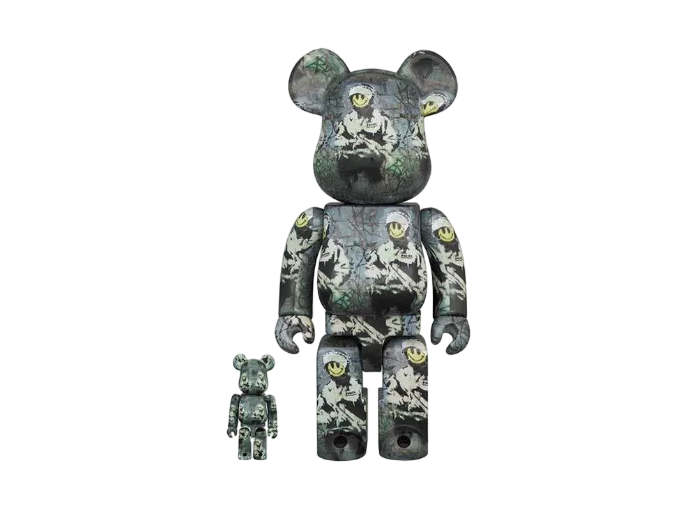 Bearbrick RIOT COP 100% & 400%