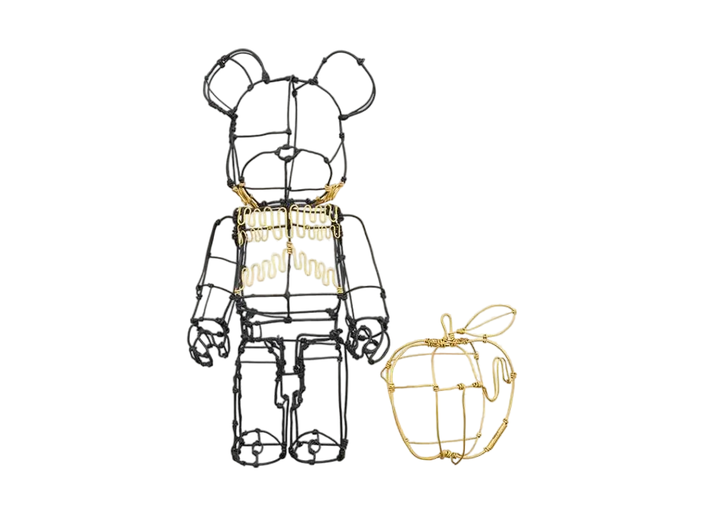 HAyU Wire BE@RBRICK 400% & APPLE