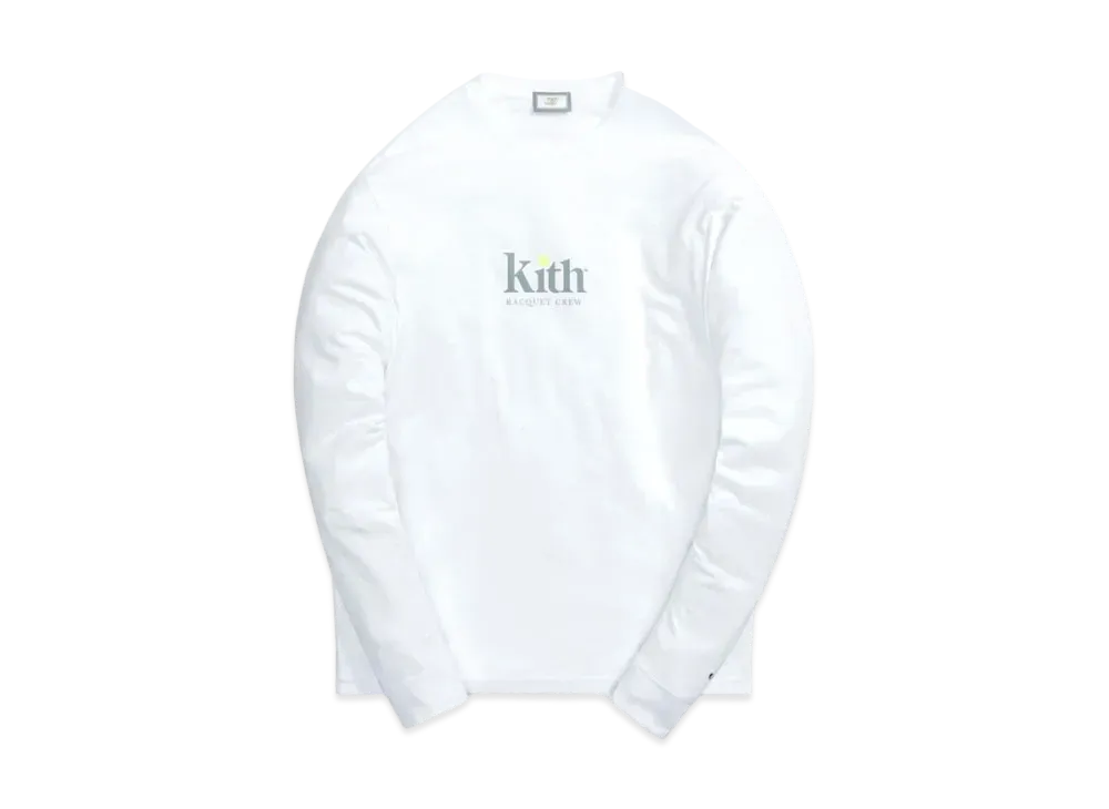 Kith x Wilson Serif L/S Tee "White"