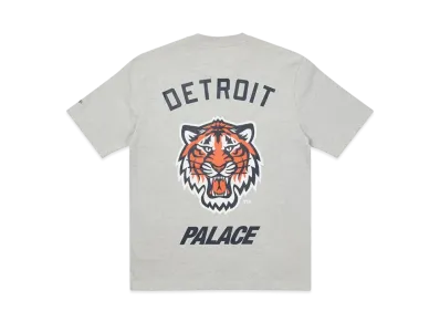 PALACE DETROIT TIGERS NEW ERA T-SHIRT "Grey Marl"