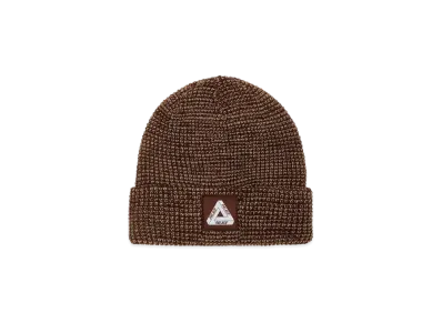 PALACE TRI-FERG PATCH BEANIE "Brown"