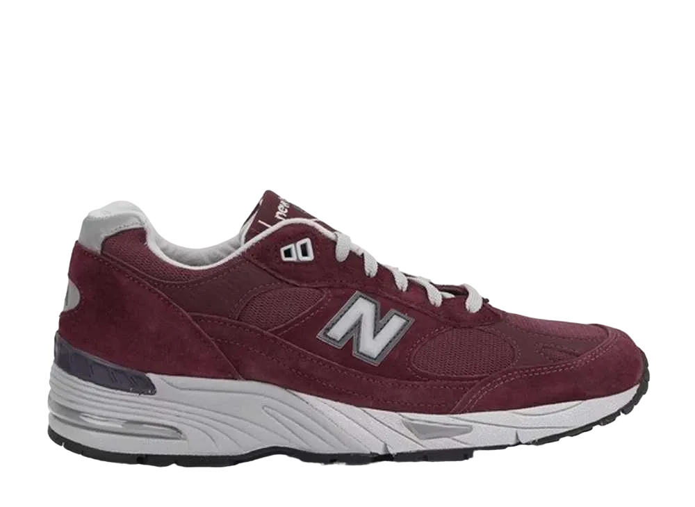 ニューバランス 991 コノシュアー ペインターズ "バーガンディー"