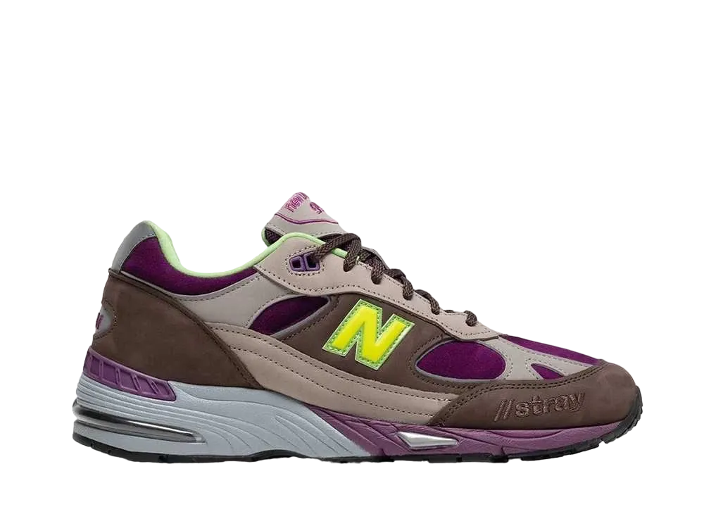 Stray Rats × New Balance Women's 991 "Brown/Purple"
