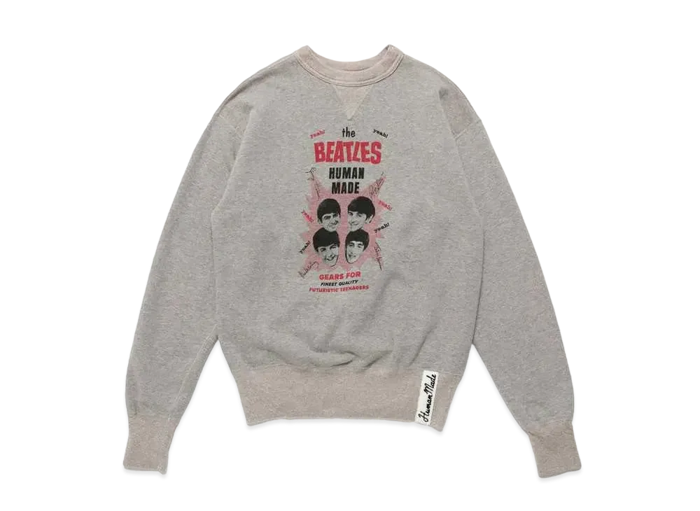 ヒューマン メイド ビートルズ スウェットシャツ "グレー"