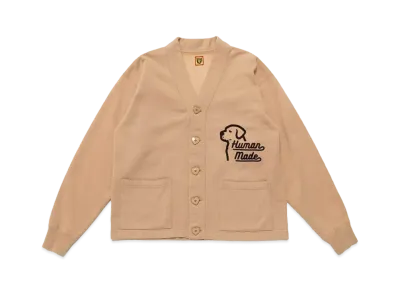 HUMAN MADE SWEATSHIRT CARDIGAN "Beige"