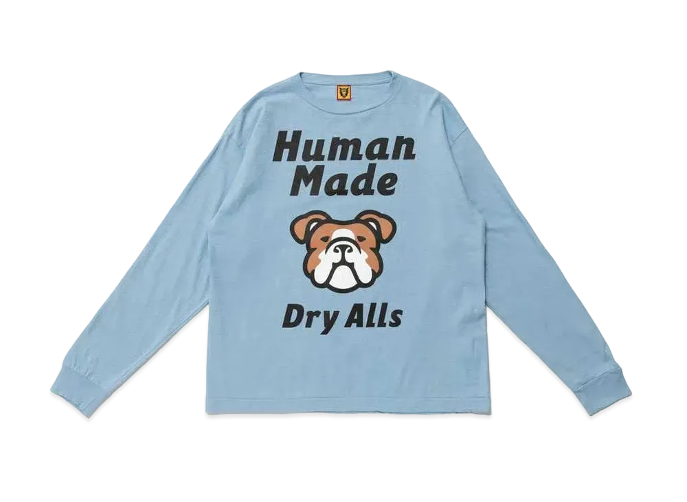 HUMAN MADE L/S T-SHIRT "Blue"