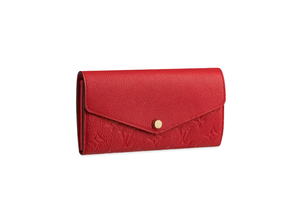 Louis Vuitton Sarah Wallet Monogram Empreinte "Cerise"