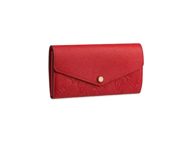 Louis Vuitton Sarah Wallet Monogram Empreinte "Cerise"