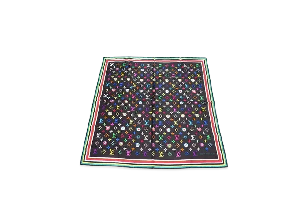 Louis Vuitton x Takashi Murakami Monogram I Love Monogram Eye Scarf "Noir"