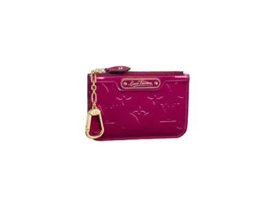Louis Vuitton Pochette Cle NM Monogram Vernis "Rose Indien"