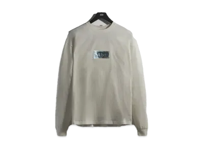 Kith x Advisory Board Crystals Holographic Classic Logo L/S Tee "Selenite White"