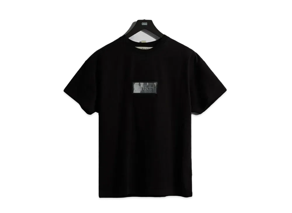 KITH for Advisory Board Crystals Holographic Classic Logo Tee "Anthracite Black"