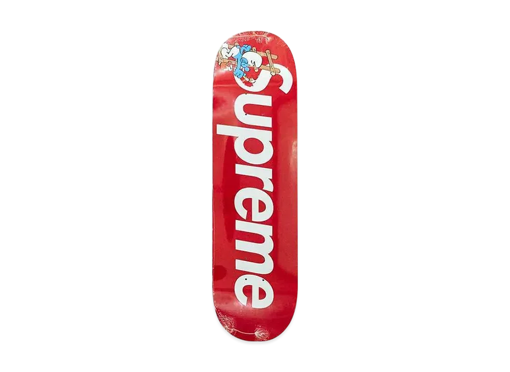 Supreme / SmurfsTM Skateboard "Red"