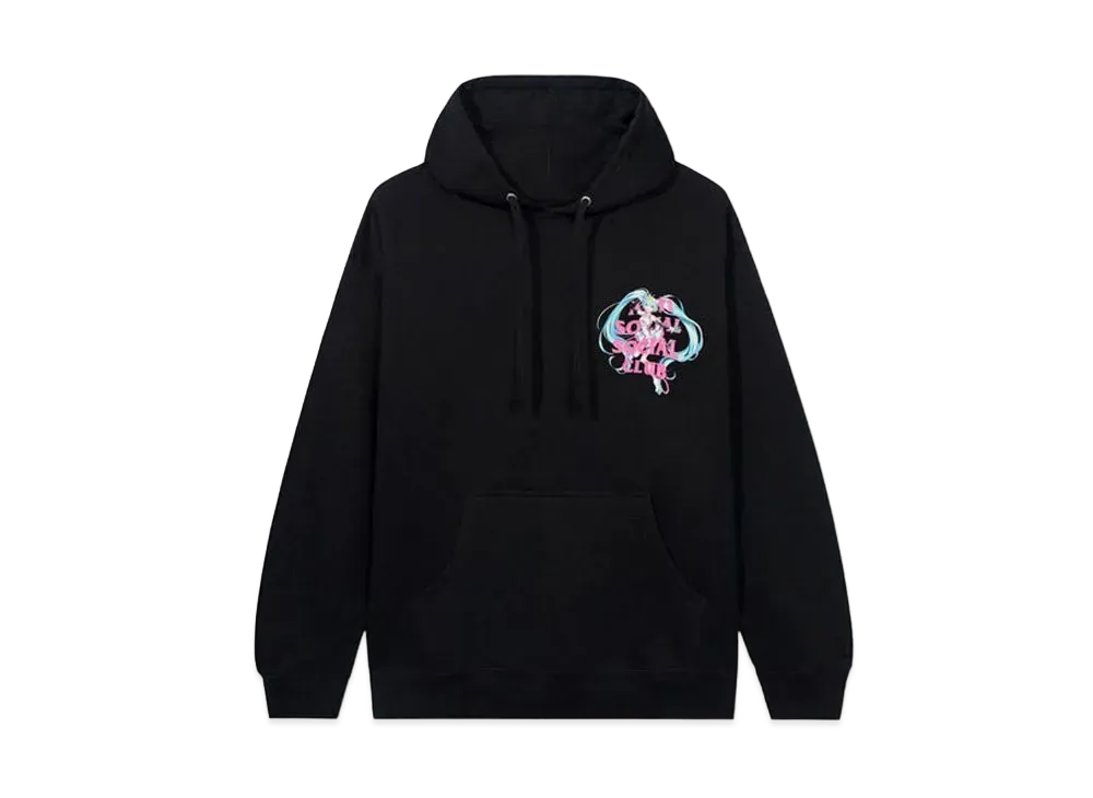 ANTI SOCIAL SOCIAL CLUB x GOOD SMILE RACING HATSUNE MIKU HOODIE "Black"
