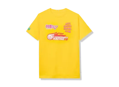 ANTI SOCIAL SOCIAL CLUB x GOOD SMILE RACING LOGO TEE "Yellow"