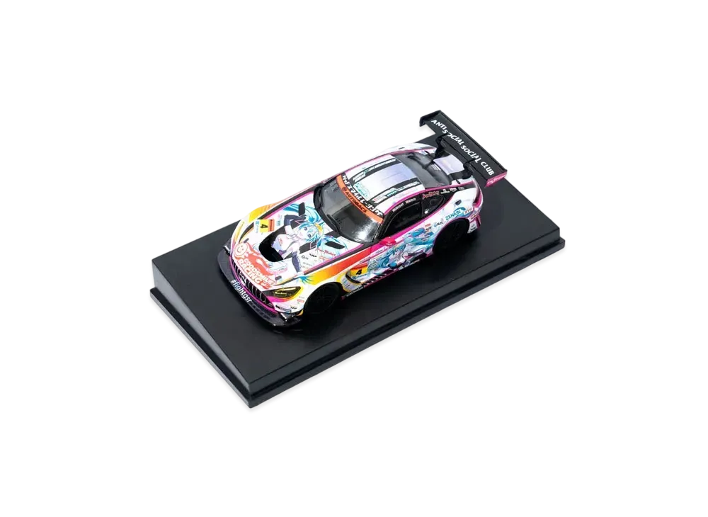 ANTI SOCIAL SOCIAL CLUB x GOOD SMILE RACING 1/64 SCALE MINI CAR RD.3 SUZUKA DIECAST "Black"