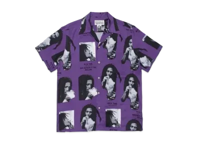 WACKO MARIA BOB MARLEY HAWAIIAN SHIRT "Purple"