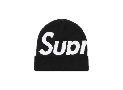 Supreme Big Logo Beanie "Black"