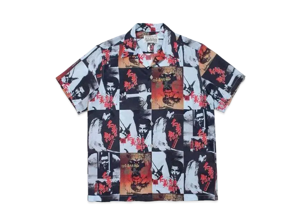 WACKO MARIA 仁義なき戦い SHIRT "Blue"