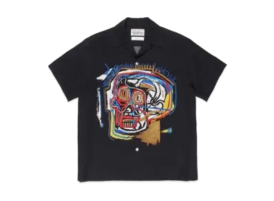 WACKO MARIA JEAN-MICHEL BASQUIAT HAWAIIAN SHIRT "Black"