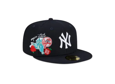 NEW ERA 59FIFTY NEW YORK YANKEES CITY CLUSTER FITTED HAT "Navy"