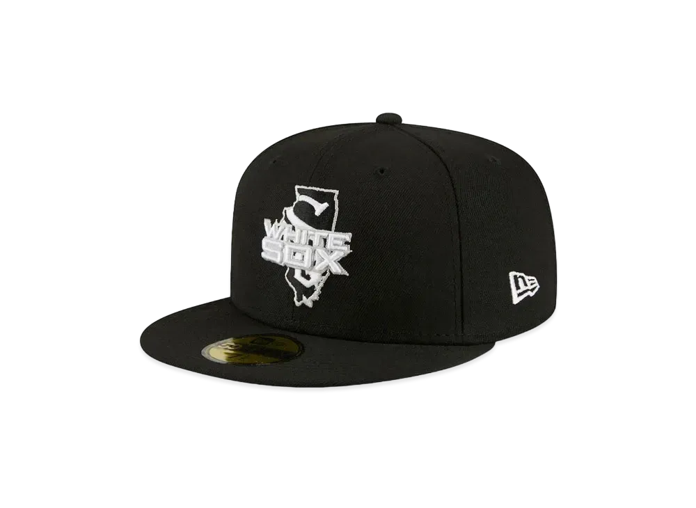 NEW ERA 59FIFTY CHICAGO WHITE SOX LOCAL II FITTED HAT "Navy"