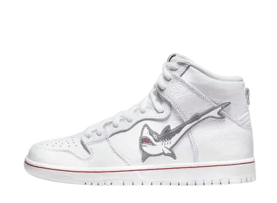 オスキ×ナイキ SB ダンク ハイ "グレート ホワイト シャーク"
