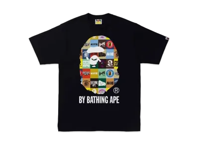A BATHING APE CLASSIC LOGO BY BATHING APE TEE "Black"