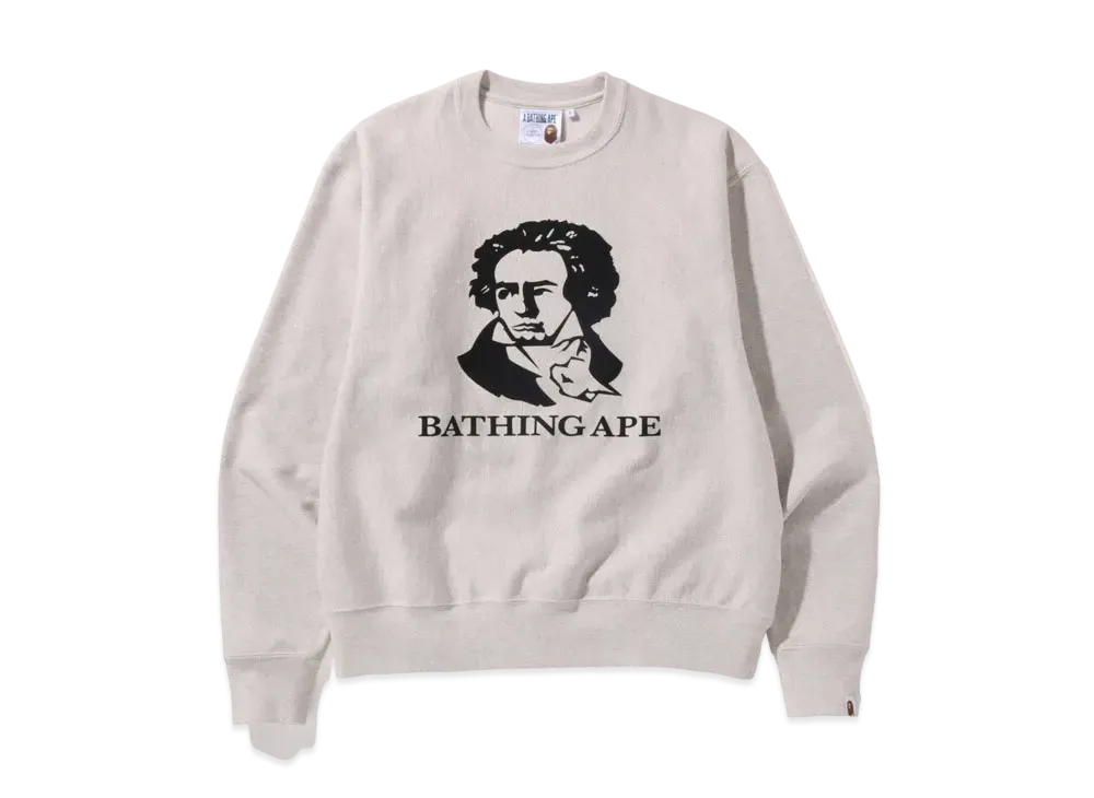 アベイシングエイプ クラシック ベイシング エイプ リラックス フィット クルーネック "グレー"