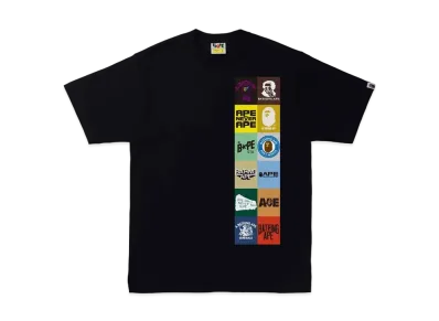 A BATHING APE CLASSIC LOGO TEE "Black"