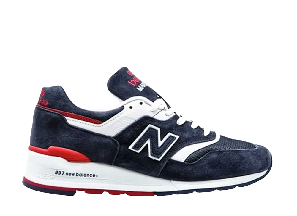ニューバランス 997 エクスプローラー バイ エア "ネイビー/レッド ホワイト"