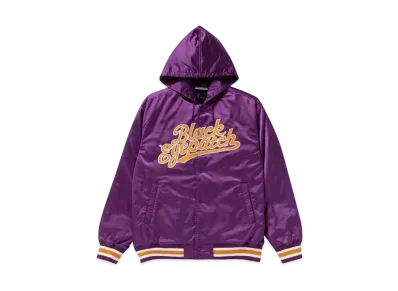 BlackEyePatch NYLON HOODED STADIUM JACKET "Purple"