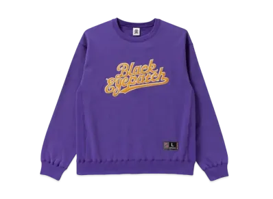 BlackEyePatch SCRIPT CREW SWEAT "Purple"