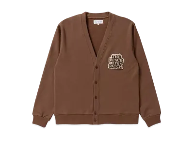 BlackEyePatch OG LABEL SWEAT CARDIGAN "Brown"