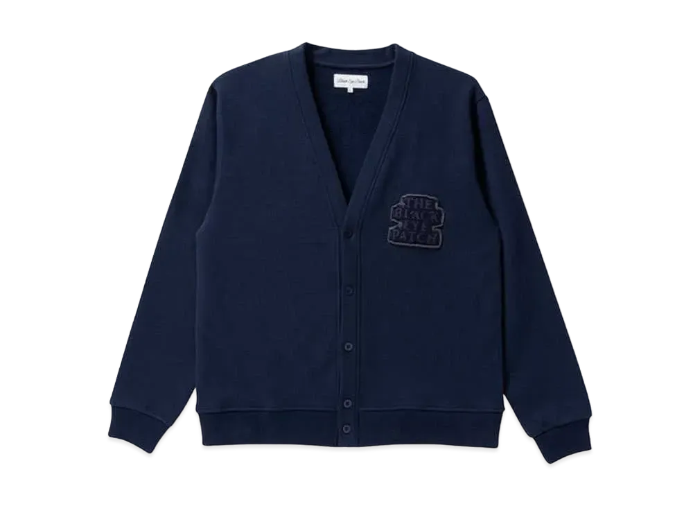 BlackEyePatch OG LABEL SWEAT CARDIGAN "Navy"