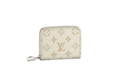Louis Vuitton Zippy Coin Purse Python Leather "Latte"
