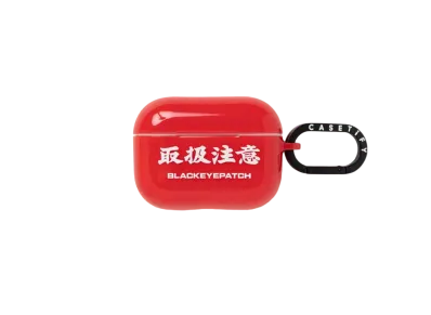 BlackEyePatch HANDLE WITH CARE AIRPODS PRO TPU CASE "Red"