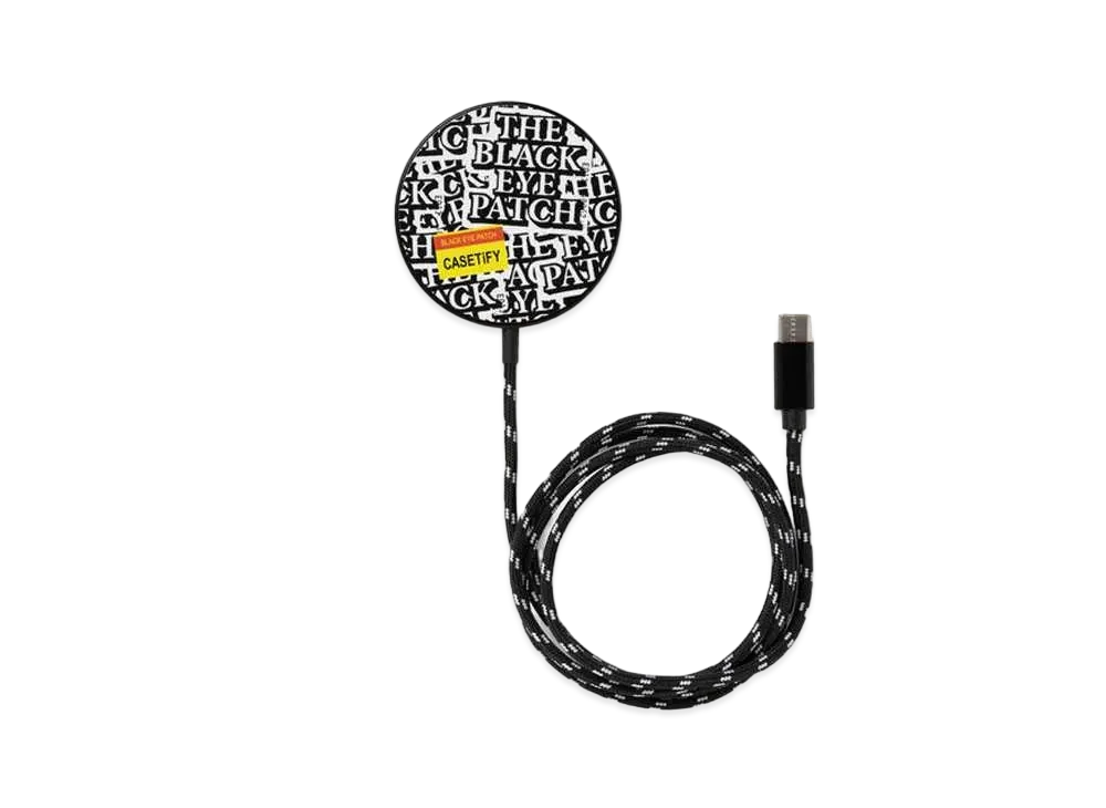 BlackEyePatch OG LABEL MAGSAFE WIRELESS CHARGER "Black"